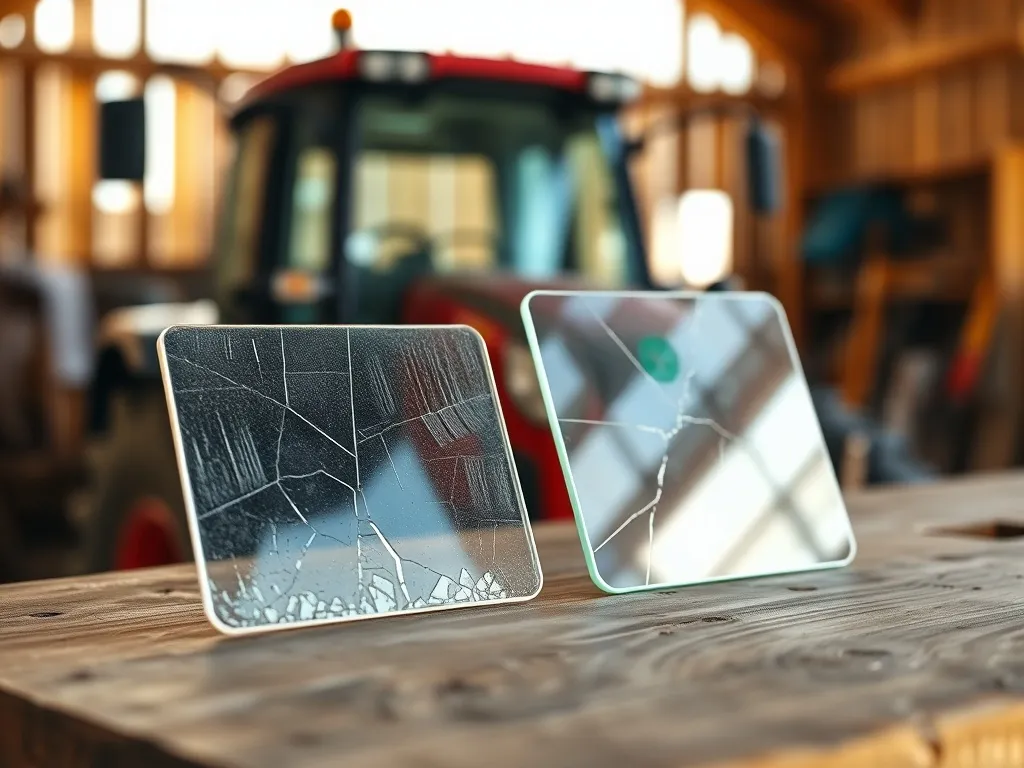 Rodzaje szyb do ciągników – hartowane czy laminowane?