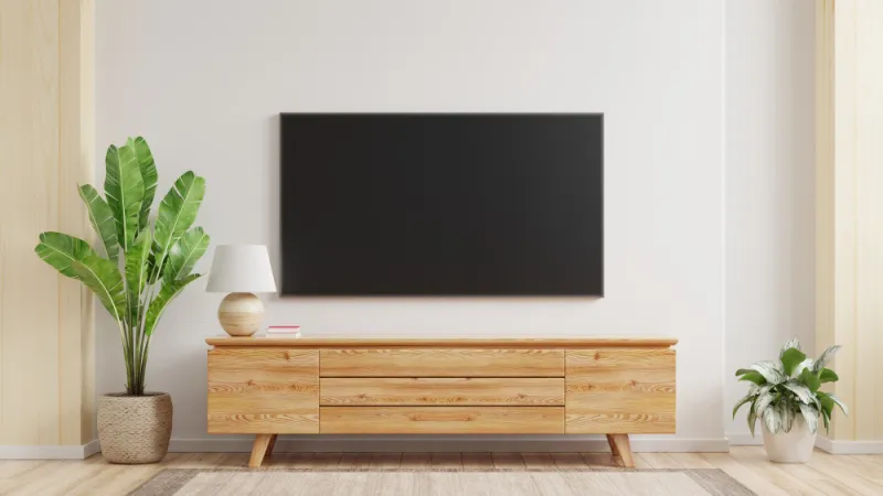 Szafka RTV, szafka pod telewizor w salonie — dlaczego warto?